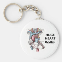 Huge Heart Inside Key Chains