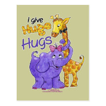 Huge Hugs Post Card