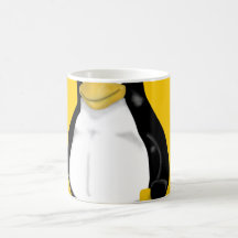 HUGE LINUX TUX COFFEE MUGS