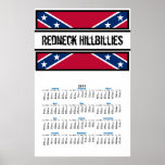 Huge Redneck Hillbillies 2011 Year Calendar posters