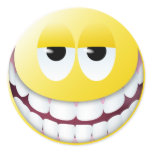 Huge Smile Smiley Face Stickers