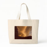 Huge Yellow Clouds Sunset Tote Bags