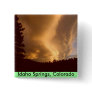 Huge Yellow Clouds Sunset Pin