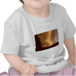 Huge Yellow Clouds Sunset Tee Shirt