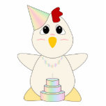 Huggable Chicken Birthday Pastels photo sculptures