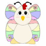 Huggable Chicken Butterfly Photo Cut Out