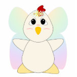 Huggable Chicken Flower Fairy photo sculptures