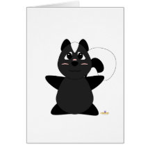 Huggable Skunk Greeting Cards