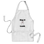 Huggable White Sheep Hug A Lamb Aprons