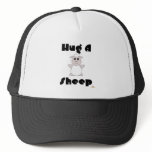 Huggable White Sheep Hug A Sheep hats