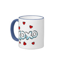 Hugs and Kisses 1 Coffee Mugs