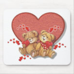 Hugs and Kisses Bears mousepads