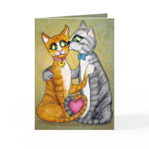 Hugs and kisses for sweetheart card