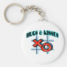 Hugs And Kisses XO Keychains