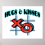 Hugs And Kisses XO Poster