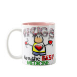 Hugs are the Best Medicine Coffee Mugs