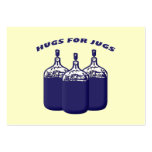 Hugs For Jugs business cards