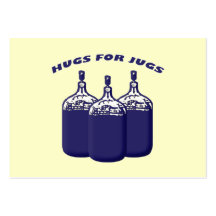 Hugs For Jugs Business Card