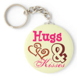 Hugs & Kisses Keyring Key Chains