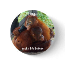 Hugs Make Life Better Pin