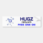 Hugz Network Design Bumper Sticker