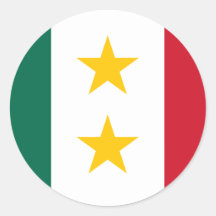 huila y Tejas, Mexico Sticker