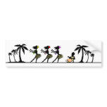Hula Dancers Bumper Sticker bumper stickers