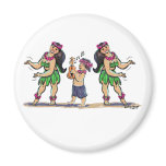 hUlA dAnCeRs Fridge Magnet