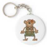 Hula Dancing Monkey keychains
