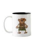 Hula Dancing Monkey mugs