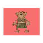 Hula Dancing Monkey Tshirts and Gifts Post Cards