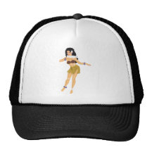 Hula Girl Trucker Hats