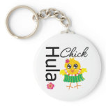 Hula Hawaii Chick keychains