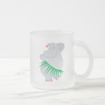 hula hippo mug