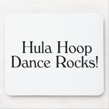 Hula Hoop Dance Rocks Mouse Pad