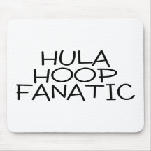 Hula Hoop Fanatic Mouse Pads