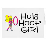Hula Hoop Girl Card