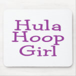 Hula Hoop Girl Mousepads