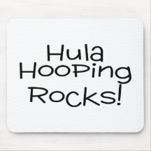 Hula Hooping Rocks Mouse Pad