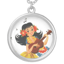 Hula Hula Girl Custom Necklace