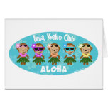 Hula Monkey Club ALOHA Card
