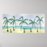 Hulas on the Beach Posters & Prints