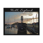 Hull Marina, Sunset [Postcard]