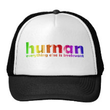 Human - Everything else is irrelevant Mesh Hats