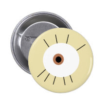 Human Eye Pinback Button