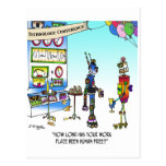 Human Free Work Place Post Cards