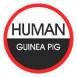 Human Guinea Pig stickers