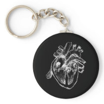 Human Heart Keychain