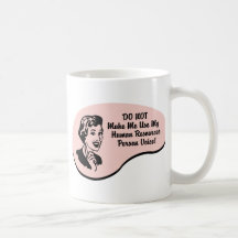 Human Resources Person Voice Coffee Mug