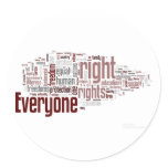 Human Rights stickers